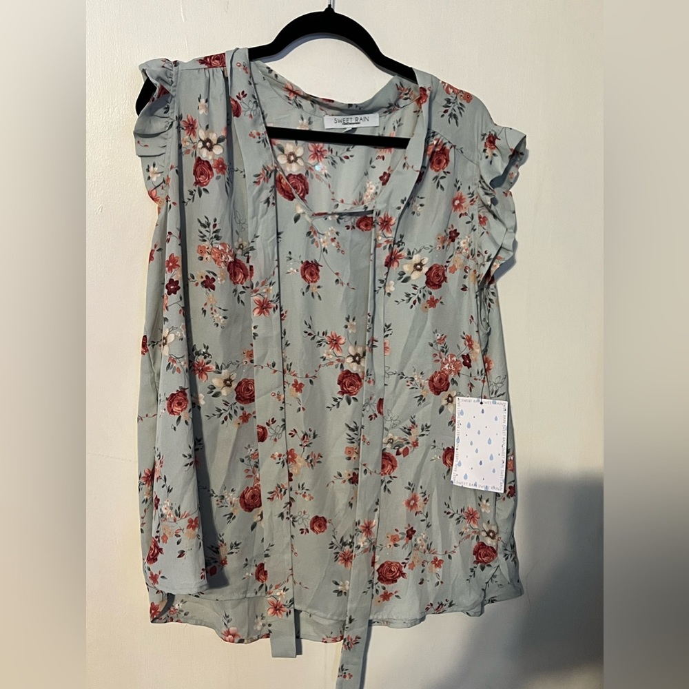 Sweet Rain young contemporary 2xl blouse